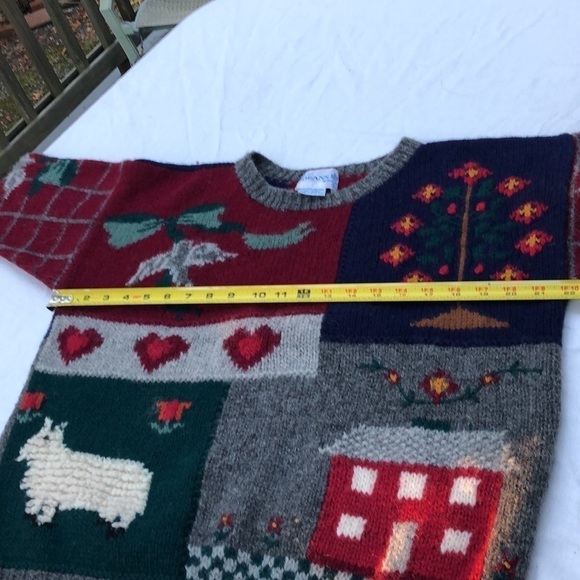 Dean’s of Scotland 100% Shetland Wool Sweater Size Small vintage - Picture 9 of 11